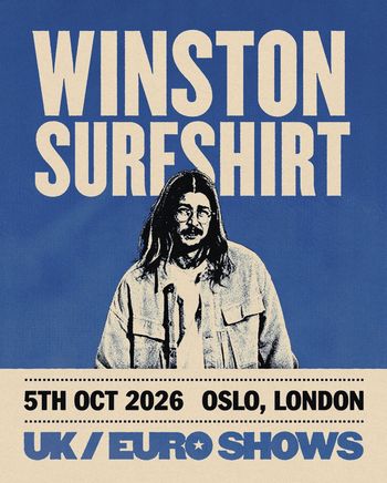 WINSTON SURESHIRT at Oslo on 5 October 2026 gig poster