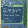 She's Green - Europe '26 thistle., she’s green gig poster