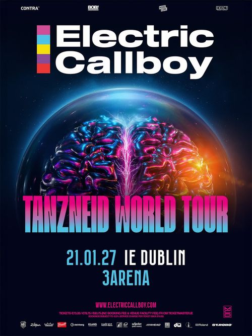 Electric Callboy - Tanzneid World Tour Electric Callboy at 3Arena on 21 January 2027 gig poster