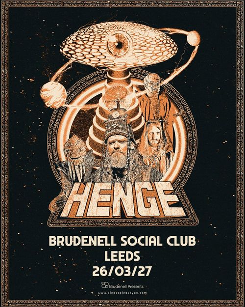 HENGE at Brudenell Social Club on 26 March 2027 gig poster