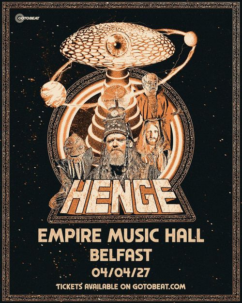 HENGE at Empire Music Hall on 4 April 2027 gig poster
