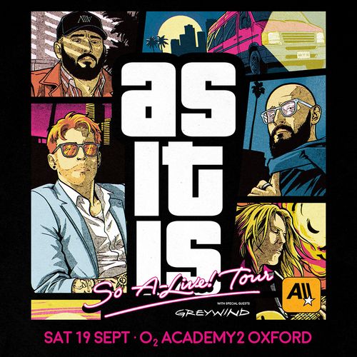 as it is - So A Live! Tour Greywind, As It Is at O2 Academy2 on 19 September 2026 gig poster