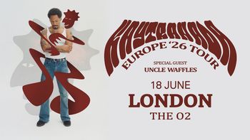 KAYTRANADA - EUROPE '26 TOUR Uncle Waffles, KAYTRANADA at THE O2 on 18 June 2026 gig poster