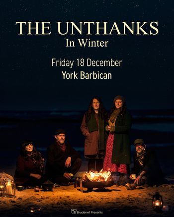THE UNTHANKS In Winter The Unthanks at York Barbican on 18 December 2026 gig poster