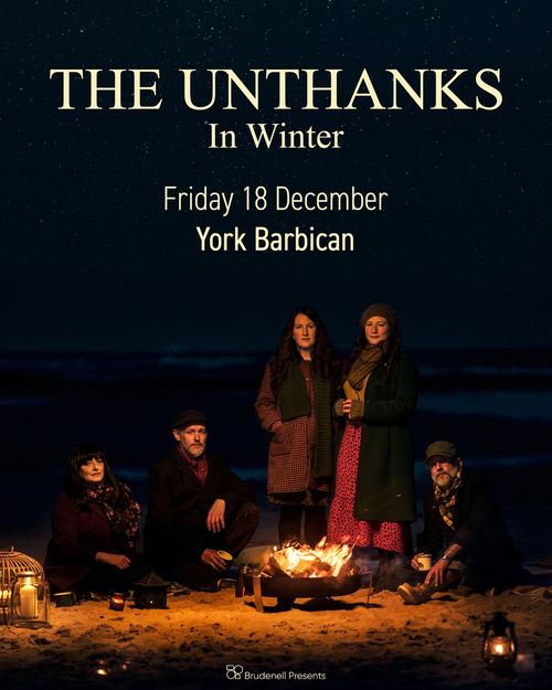 THE UNTHANKS In Winter The Unthanks at York Barbican on 18 December 2026 gig poster