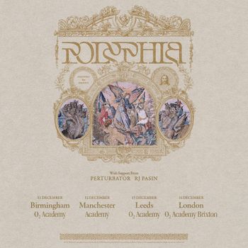 POLYPHIA Tour MMXXVI Perturbator, RJ Pasin, Polyphia december 2026 tour poster