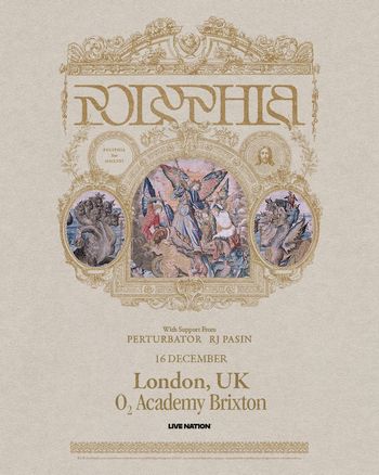 POLYPHIA Perturbator, RJ Pasin at O2 Academy Brixton on 16 December 2026 gig poster