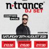 n-trance DJ SET N‐Trance gig poster