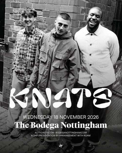 KNATS at The Bodega on 18 November 2026 gig poster
