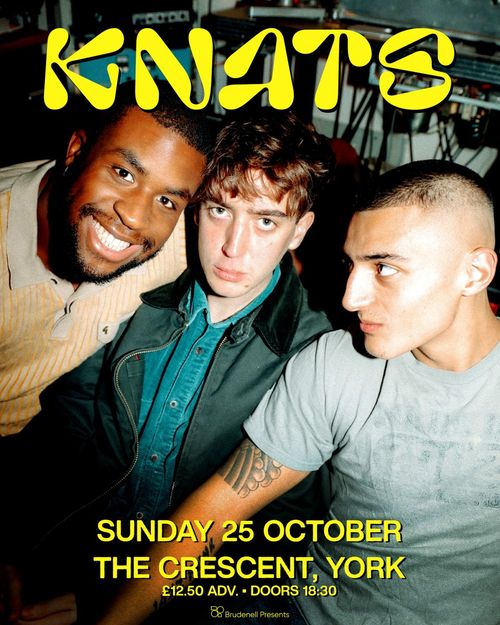 KNATS at The Crescent on 25 October 2026 gig poster