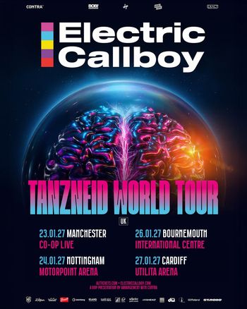 Electric Callboy Tanzneid World Tour Electric Callboy at Utilita Arena on 27 January 2027 gig poster