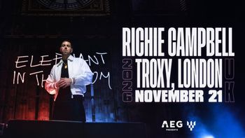 RICHIE CAMPBELL at TROXY on 21 November 2026 gig poster