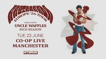 KAYTRANADA EUROPE '26 TOUR KAYTRANADA, Uncle Waffles, Rich Reason at CO-OP LIVE on 23 June 2026 gig poster