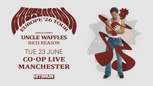 KAYTRANADA EUROPE '26 TOUR KAYTRANADA, Uncle Waffles, Rich Reason at CO-OP LIVE on 23 June 2026 gig poster