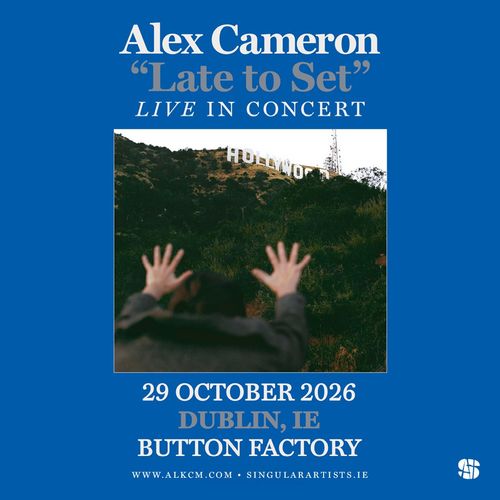Alex Cameron "Late to Set" LIVE IN CONCERT Alex Cameron at Button Factory on 29 October 2026 gig poster