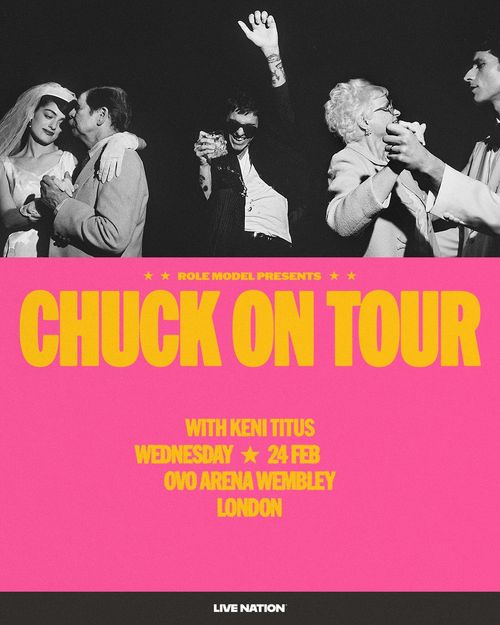 CHUCK ON TOUR ROLE MODEL, Keni Titus at OVO ARENA WEMBLEY on 24 February 2026 gig poster