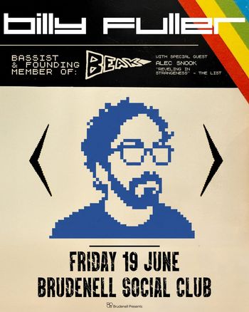 billy FULLER Alec Snook at Brudenell Social Club on 19 June 2026 gig poster