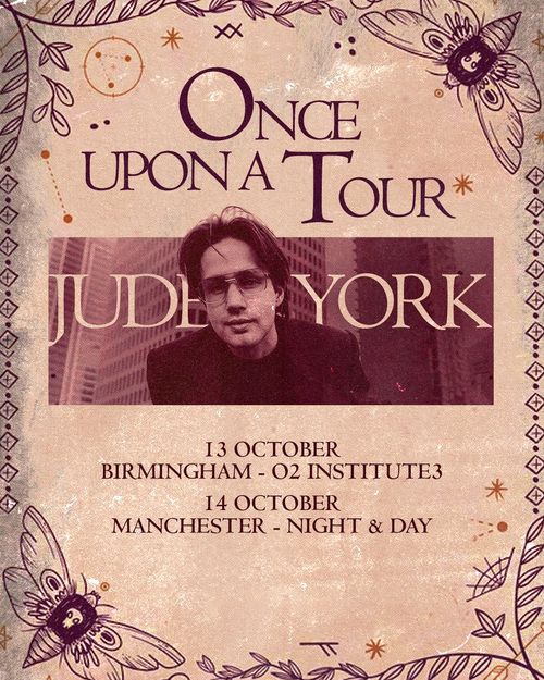 Once Upon A Tour - Jude York Jude York october 2026 tour poster