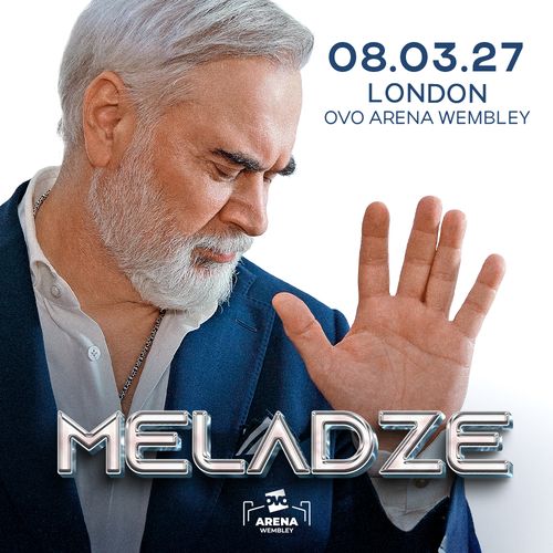 MELADZE at OVO ARENA WEMBLEY on 8 March 2027 gig poster