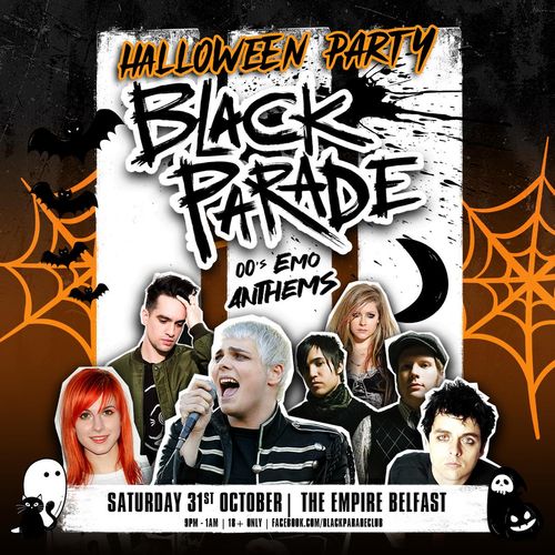 HALLOWEEN PARTY - BLACK PARADE The Black Parade at The Empire on 31 October 2026 gig poster