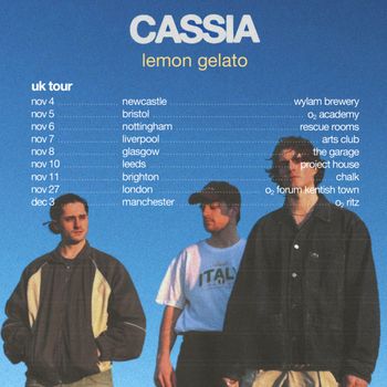 CASSIA lemon gelato Cassia at rescue rooms on 6 November 2026 gig poster