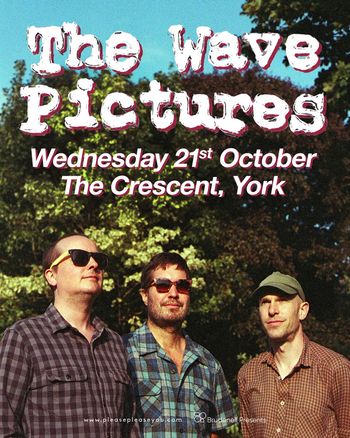 The Wave Pictures at The Crescent on 21 October 2026 gig poster