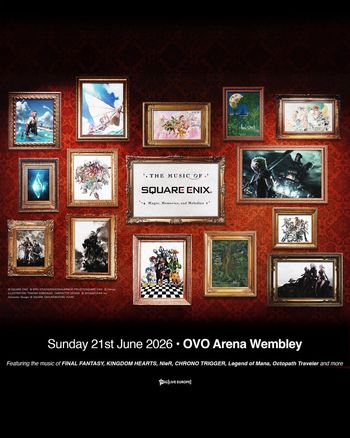 THE MUSIC OF SQUARE ENIX Square Enix at OVO Arena Wembley on 21 June 2026 gig poster