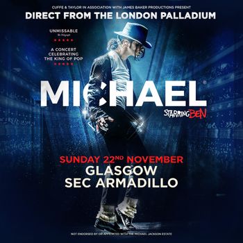 MICHAEL starring BEN 벤 at SEC Armadillo on 22 November 2026 gig poster