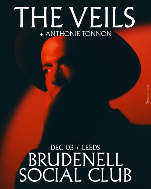 THE VEILS + ANTHONIE TONNON The Veils, Anthonie Tonnon at Brudenell Social Club on 3 December 2026 gig poster
