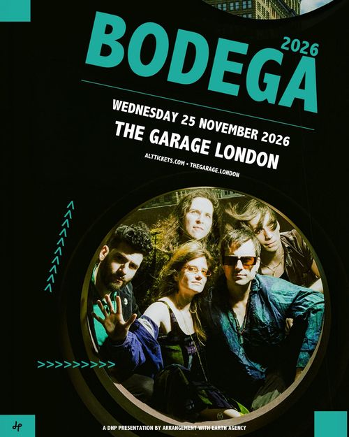 BODEGA 2026 BODEGA at The Garage on 25 November 2026 gig poster