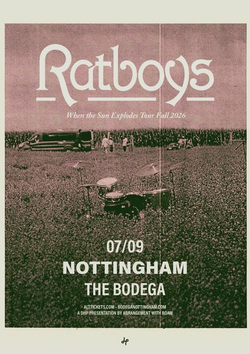 Ratboys - When the Sun Explodes Tour Fall 2026 Ratboys at The Bodega on 7 September 2026 gig poster