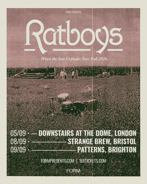 Ratboys - When the Sun Explodes Tour Fall 2026 Ratboys september 2026 tour poster