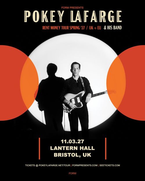 POKEY LAFARGE - RENT MONEY TOUR SPRING '27 Pokey LaFarge at LANTERN HALL on 11 March 2027 gig poster