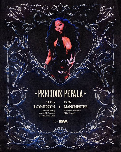 Precious Pepala october 2026 tour poster