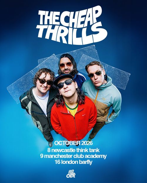 The Cheap Thrills october 2026 tour poster