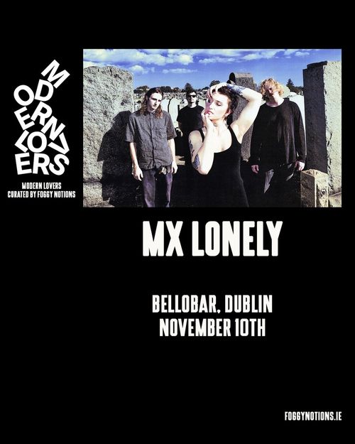 MX LONELY at Bellobar on 10 November 2026 gig poster