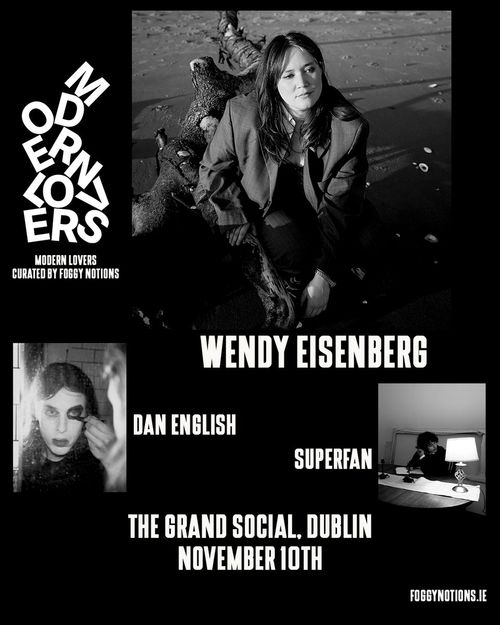 MODERN LOVERS Dan English, Wendy Eisenberg, Superfan at THE GRAND SOCIAL on 10 November 2026 gig poster