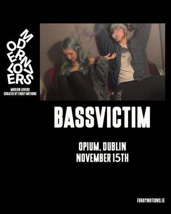 BASSVICTIM at Opium on 15 November 2026 gig poster
