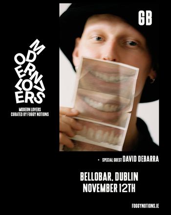 Modern Lovers David Debarra at Bellobar on 12 November 2026 gig poster