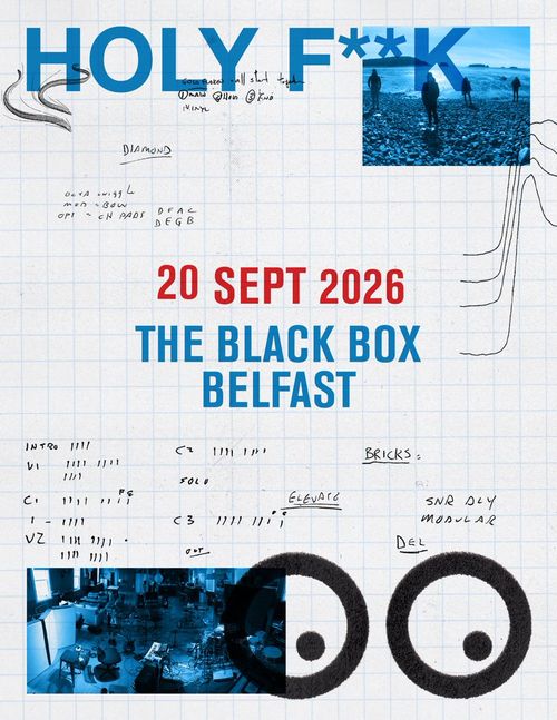 HOLY F**K at The Black Box on 20 September 2026 gig poster