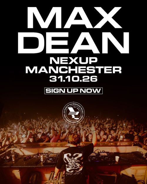 MAX DEAN at NEXUP on 31 October 2026 gig poster