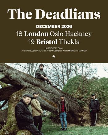 The Deadlians december 2026 tour poster