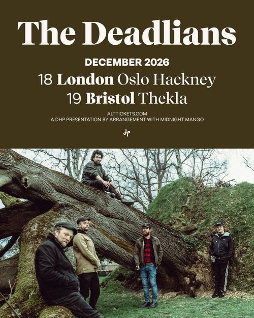 The Deadlians december 2026 tour poster