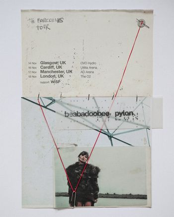 The Powerlines Tour beabadoobee, Pylon at AO Arena on 17 November 2025 gig poster