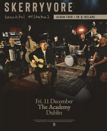 SKERRYVORE beautiful Mistakes ALBUM TOUR / UK & IRELAND Skerryvore at The Academy on 11 December 2026 gig poster