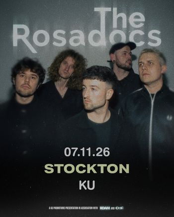 The Rosadocs at KU on 7 November 2026 gig poster
