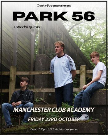PARK 56 at CLUB ACADEMY on 23 October 2026 gig poster