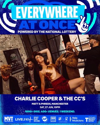 CHARLIE COOPER & THE CC’S at Matt & Phreds on 27 June 2026 gig poster