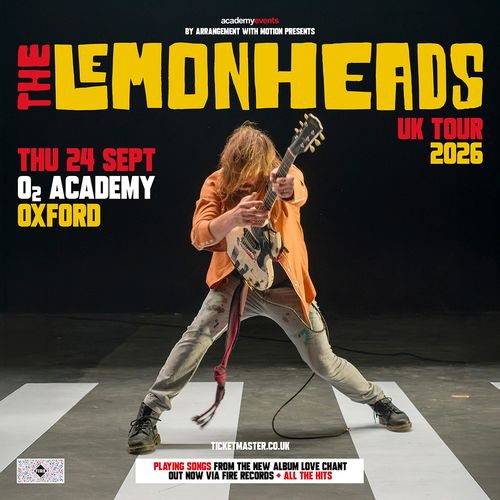THE LEMONHEADS UK TOUR 2026 The Lemonheads at O2 Academy on 24 September 2026 gig poster