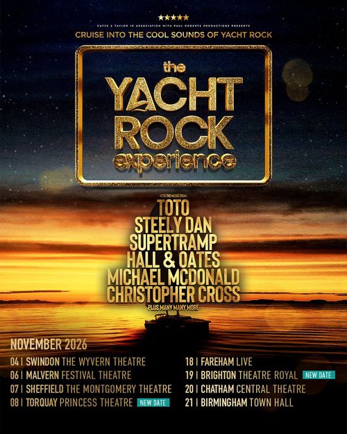 The Yacht Rock Experience november 2026 tour poster